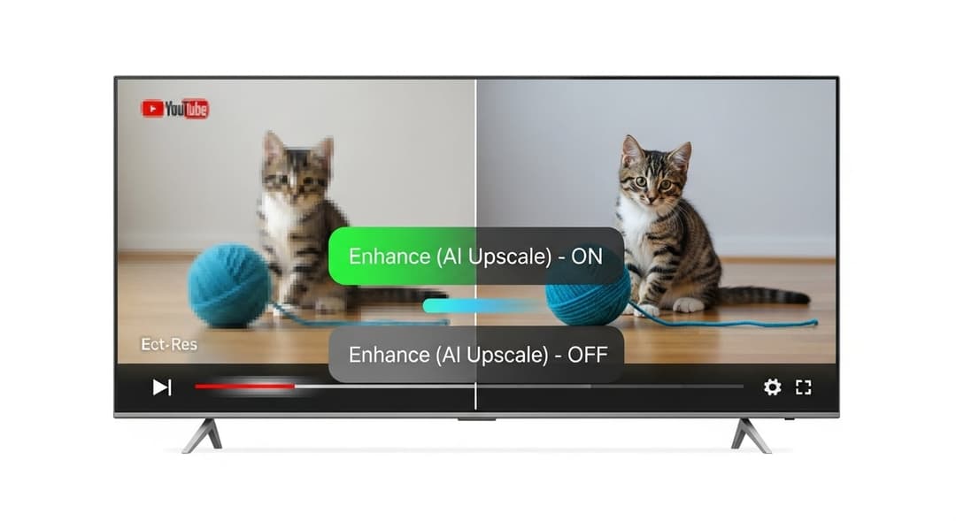 YouTube Introduces Options for AI Upscaling on Low-Resolution Videos